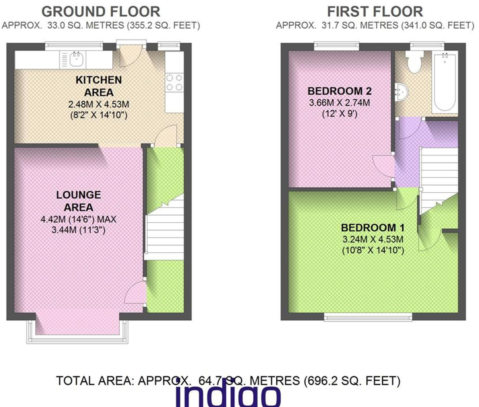 Chesford Road, Luton, LU2 floorplan