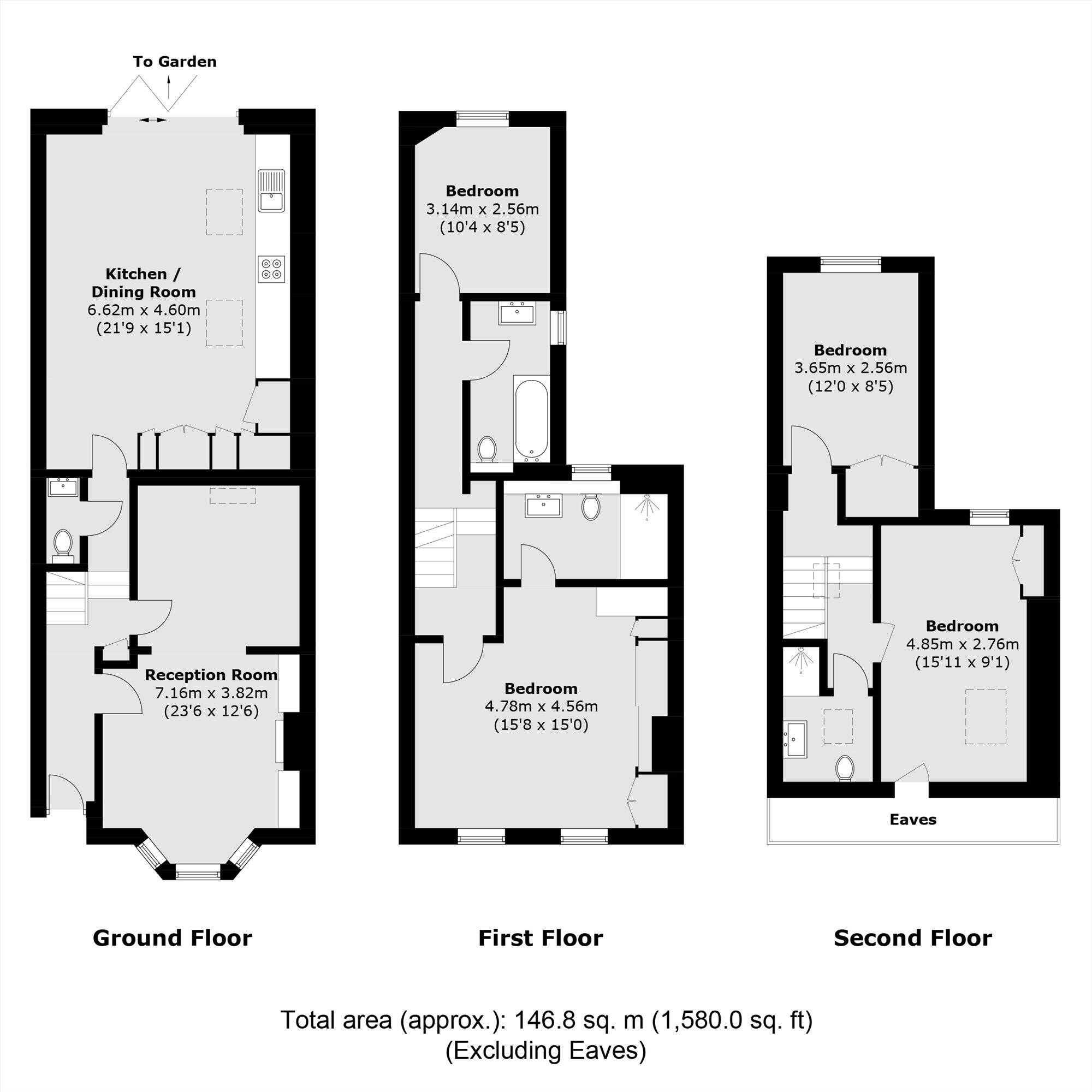 Dunstans Road, East Dulwich floorplan