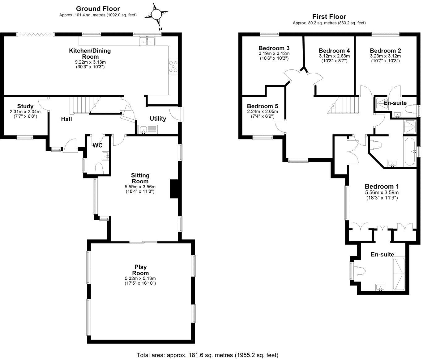 Roman Close, Mountnessing, Brentwood, Essex, CM15 floorplan