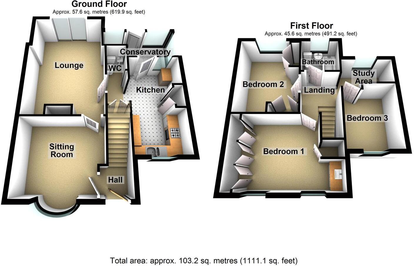 Dale Close, Swanland floorplan