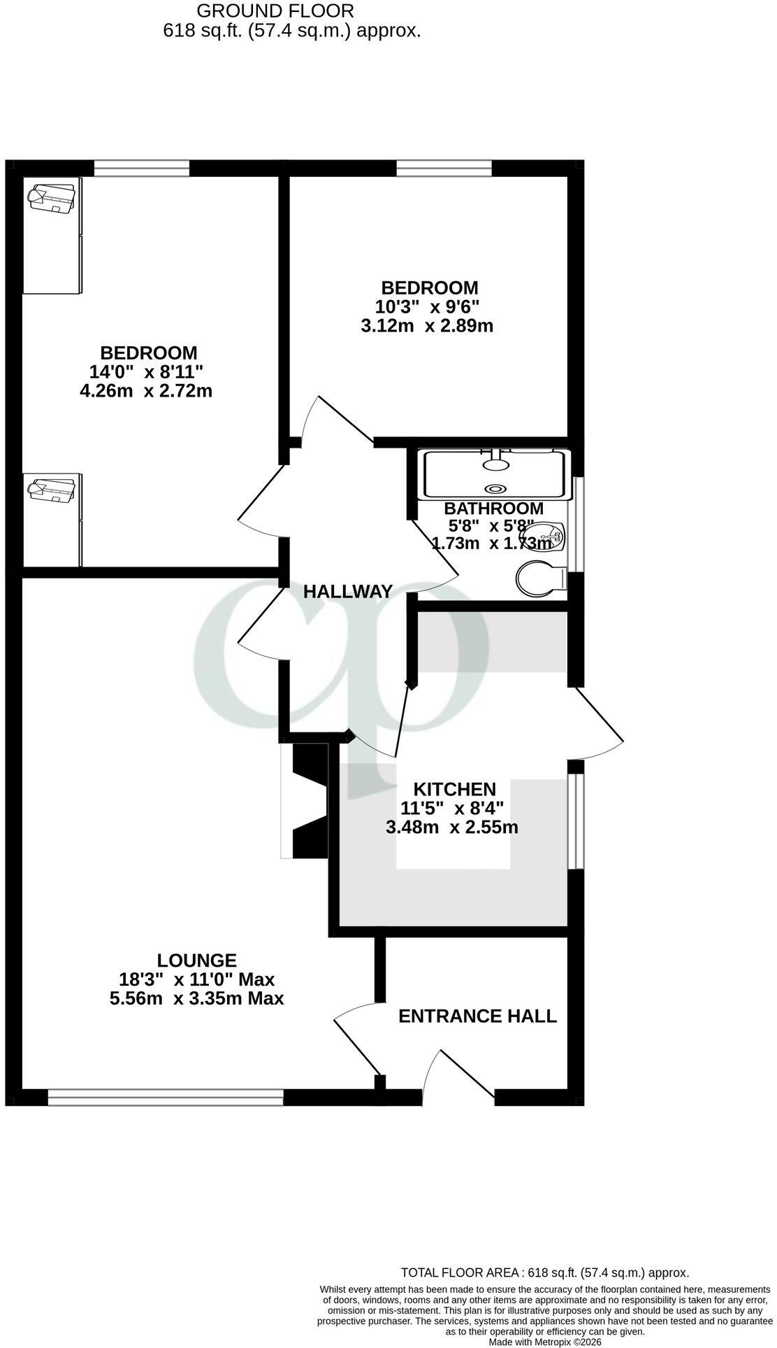 Rooktree Way, Haynes, Bedfordshire, MK45 floorplan