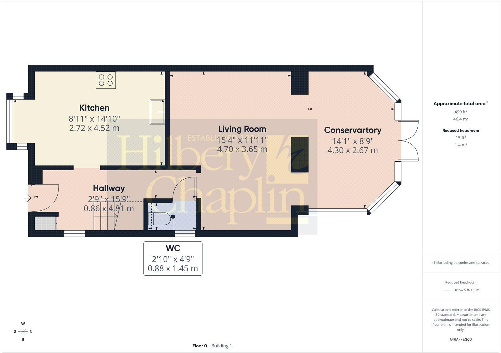 Russetts, Langdon Hills, Basildon, Essex, SS16 floorplan