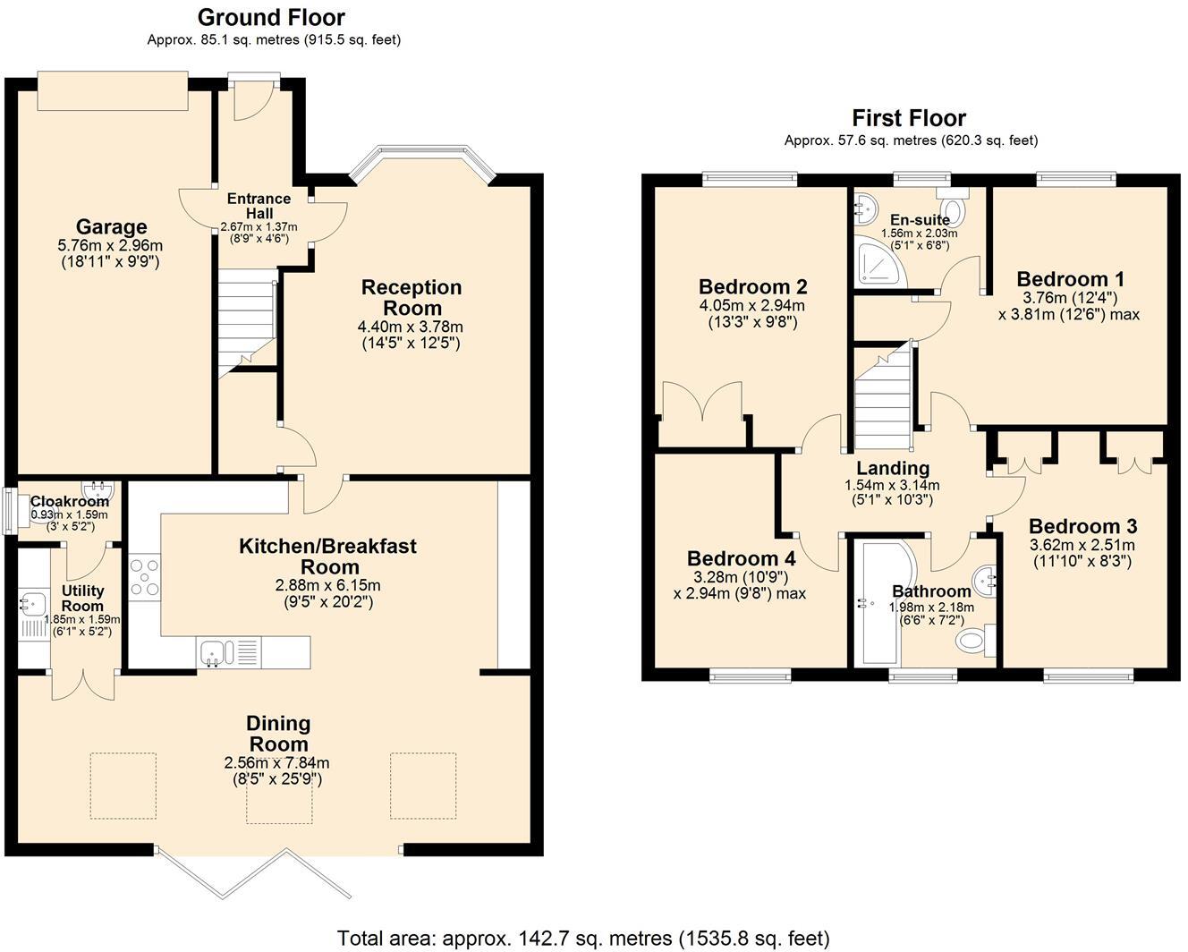 Manor Road, Brimington, Chesterfield floorplan