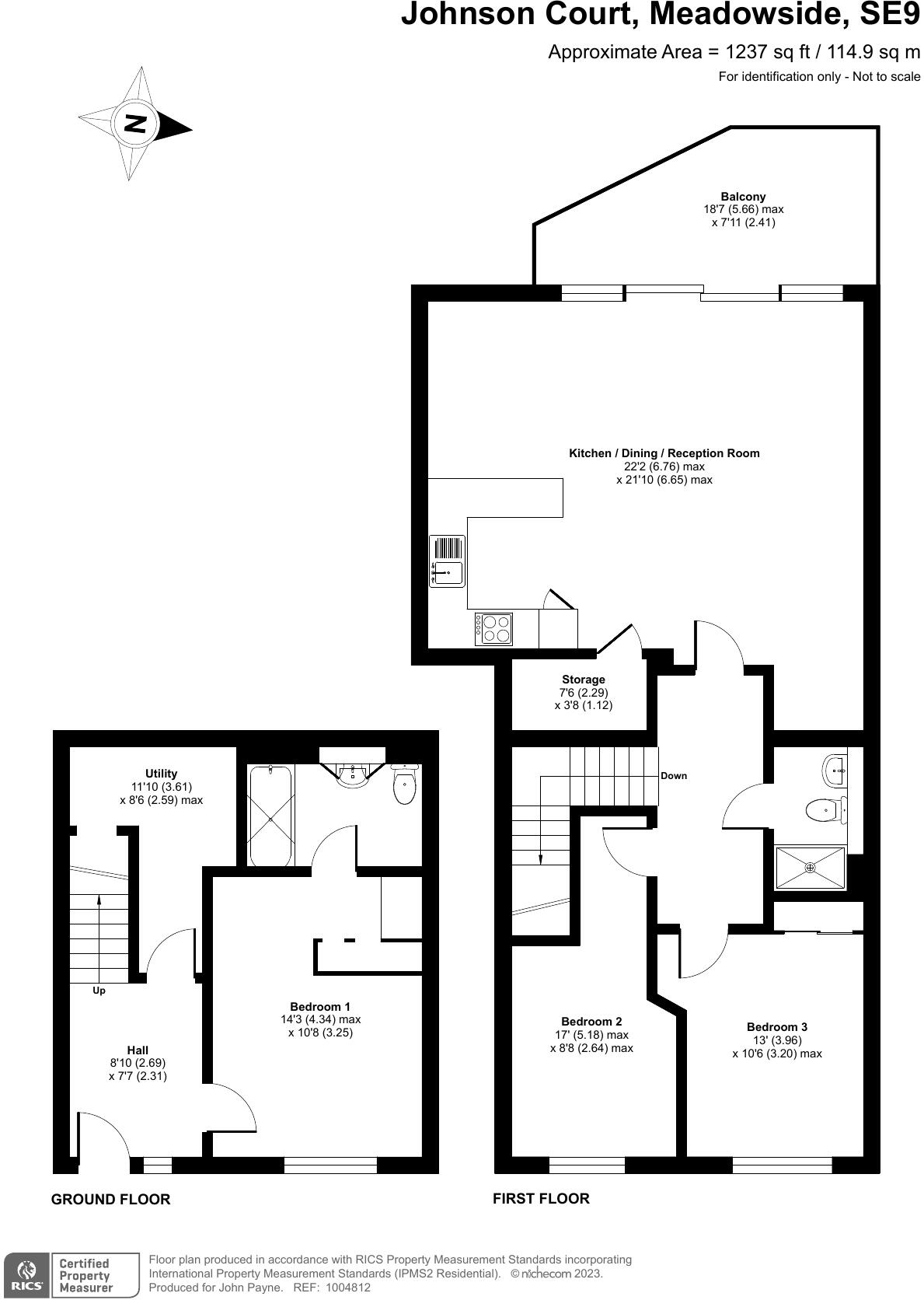 Meadowside, London floorplan