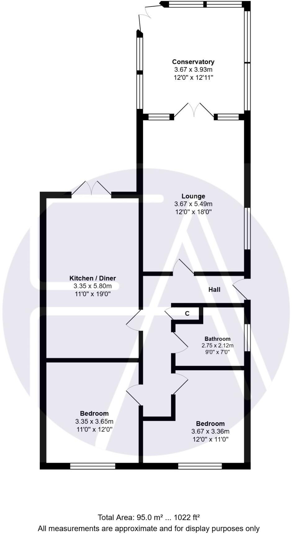 Gravel Lane, Banks, Southport, Lancashire, PR9 8BN floorplan