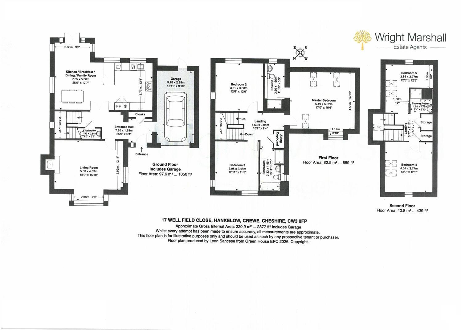 Well Field Way, Hankelow, Cheshire floorplan