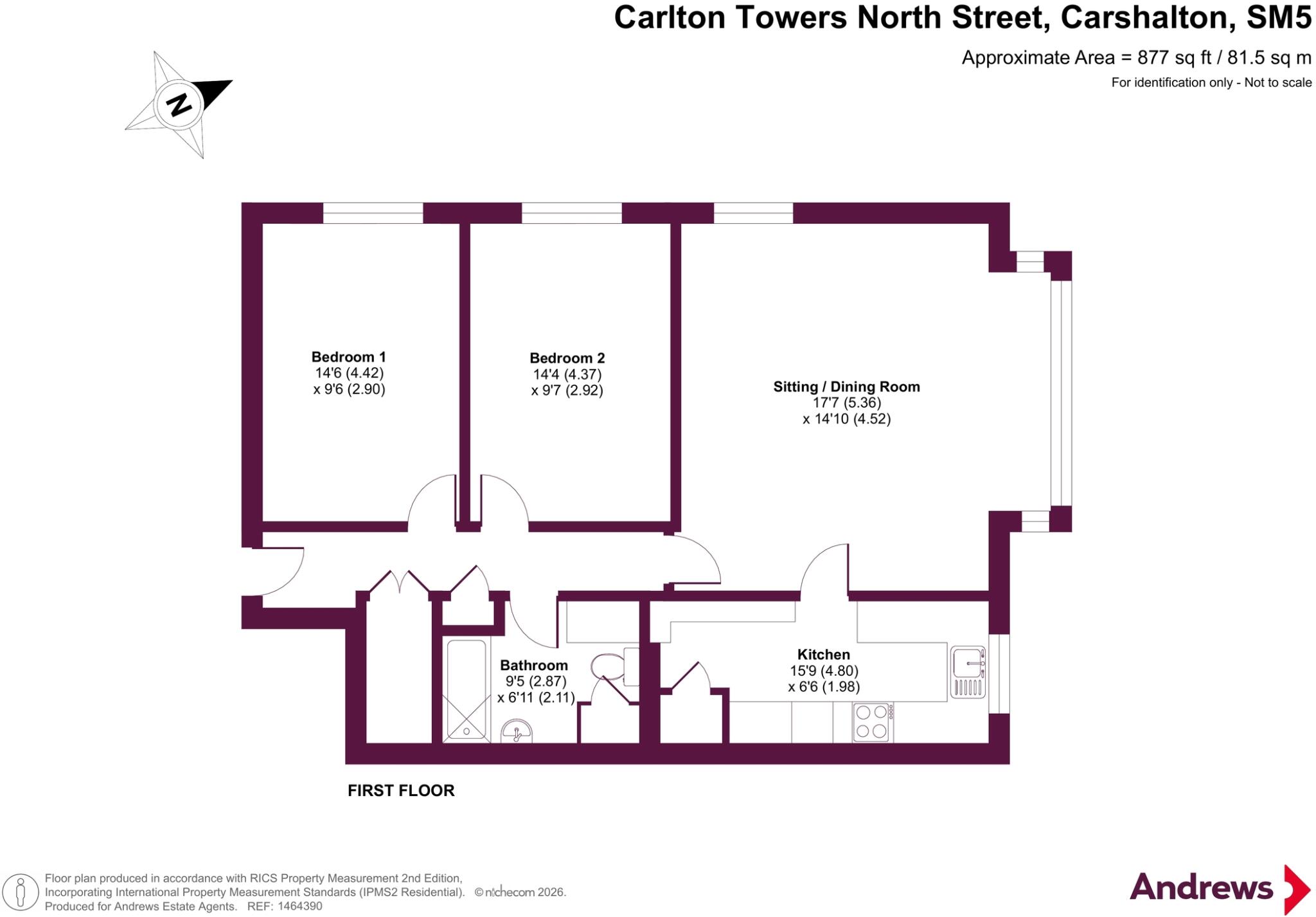 North Street, Carshalton, SM5 floorplan