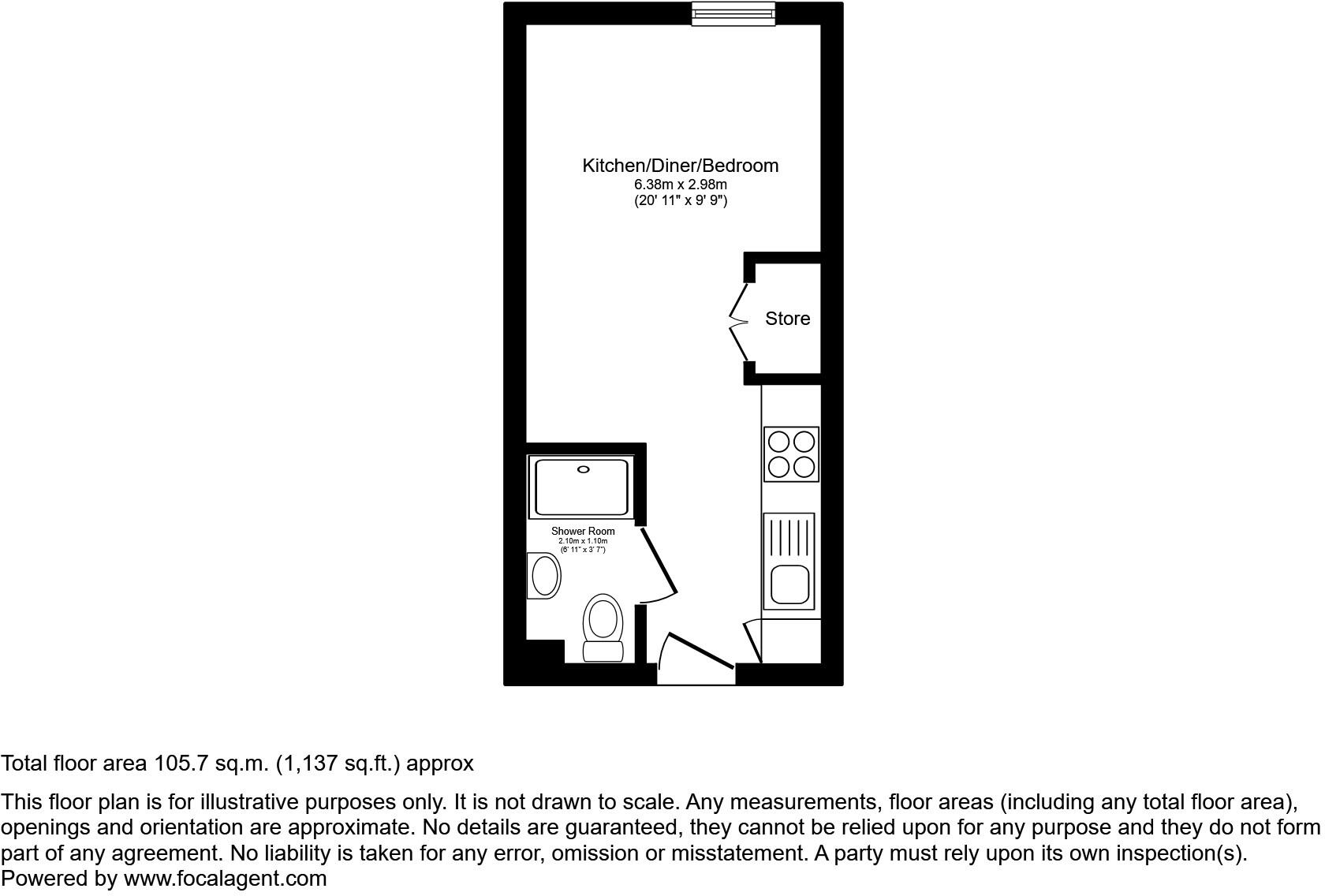 Opto Student Newcastle, City Road, Newcastle Upon Tyne floorplan