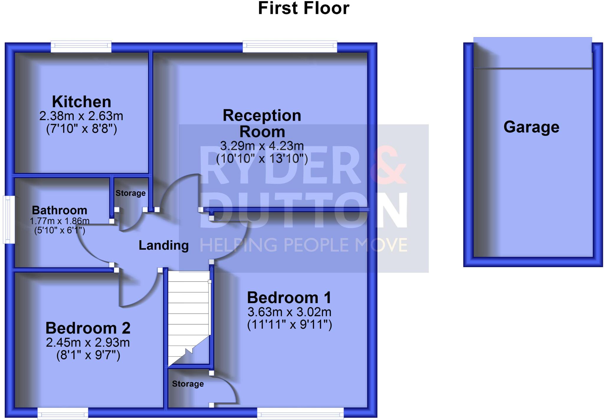 Evesham Road, Alkrington, Middleton, Manchester, M24 floorplan