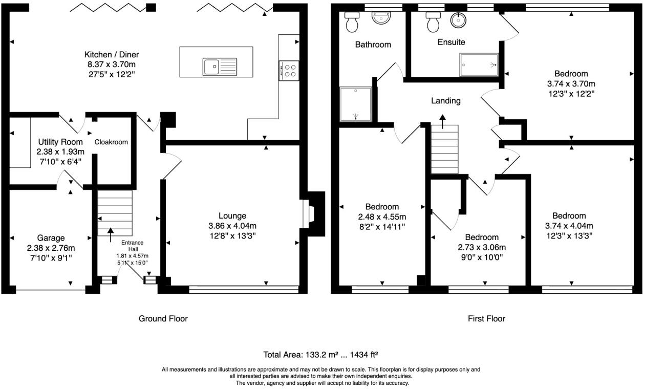 68 South Avenue Ullesthorpe, Ullesthorpe, Lutterworth floorplan