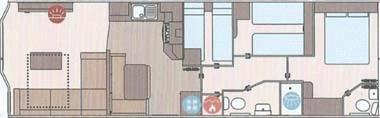 Kingfisher Lake, Cotswold Hoburne, Cotswold Lakes floorplan