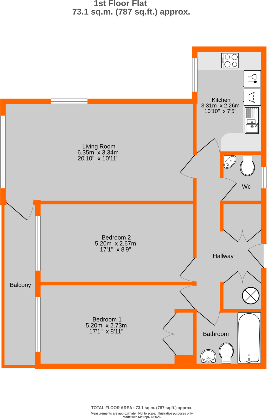 24 Foxgrove Road, Beckenham, BR3 floorplan