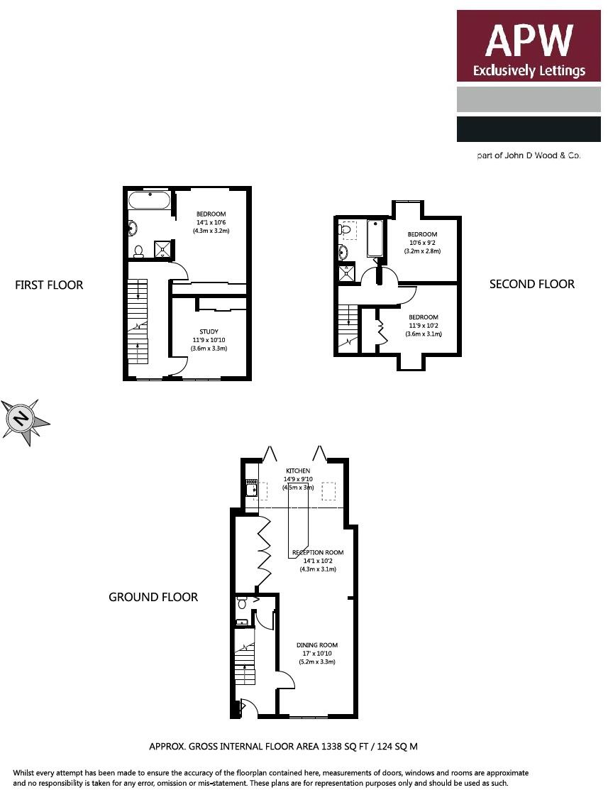 Holly Green, Rosslyn Park, Weybridge, Surrey, KT13 floorplan