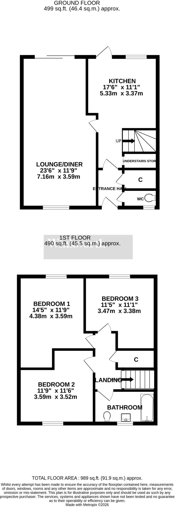 Glenn Road, Poringland, Norwich, Norfolk, NR14 floorplan