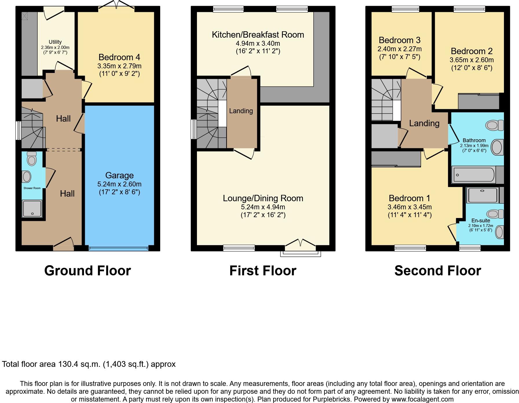 Badgerdale Way, Derby, DE23 floorplan