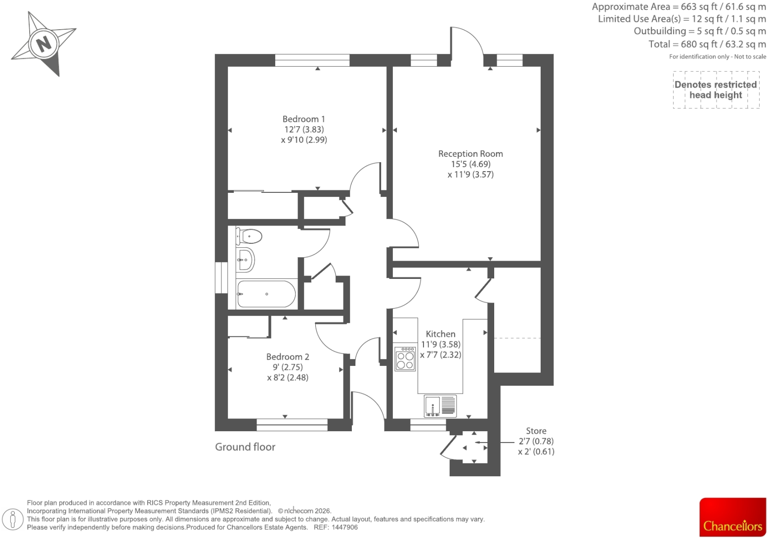 Riverside Gardens, Witney, OX28 floorplan