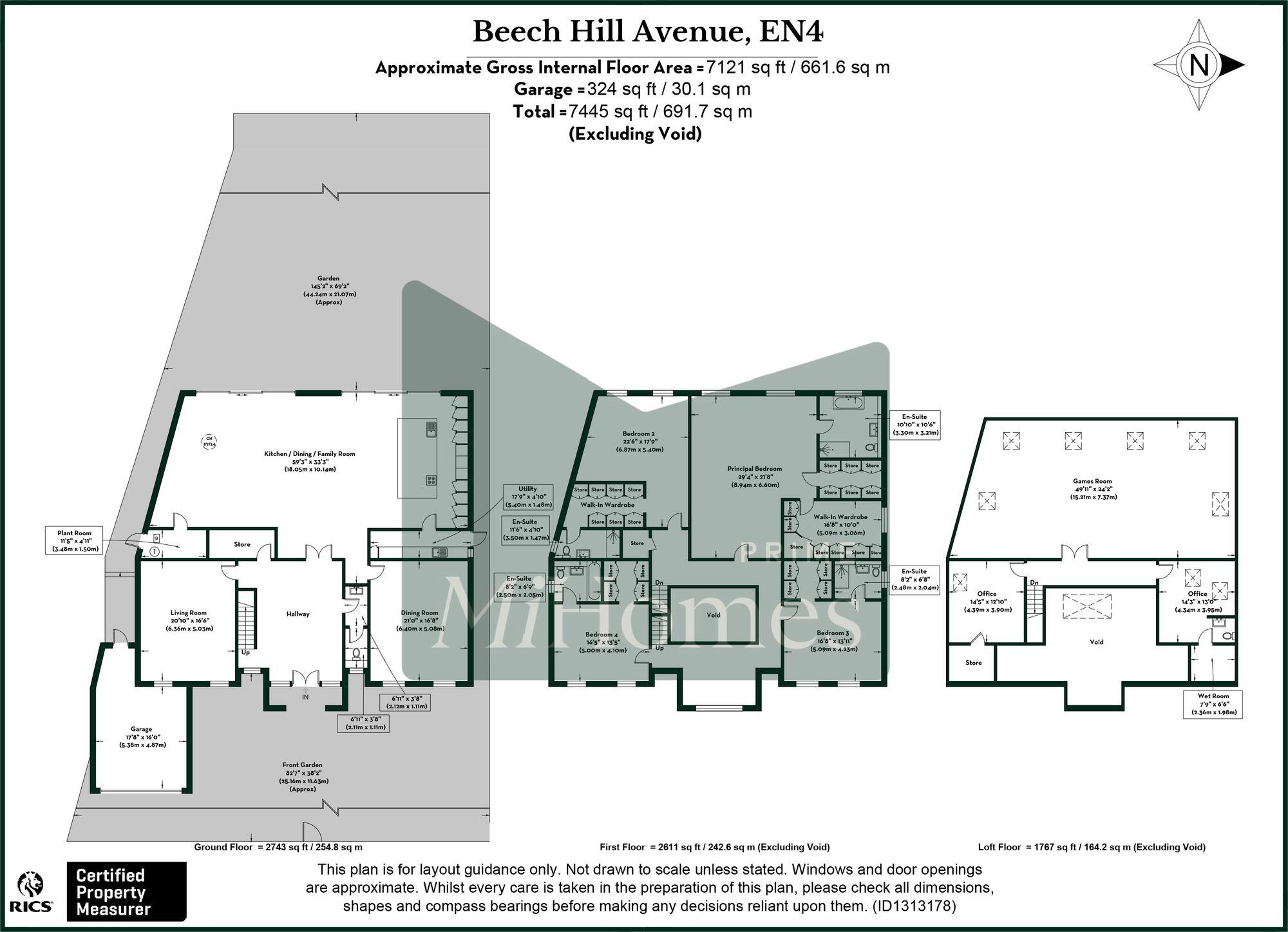 Beech Hill Avenue, Barnet, EN4 floorplan