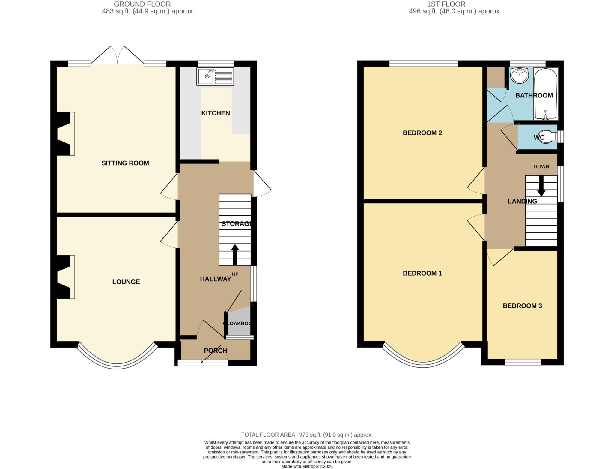 Heath Road, Bebington floorplan