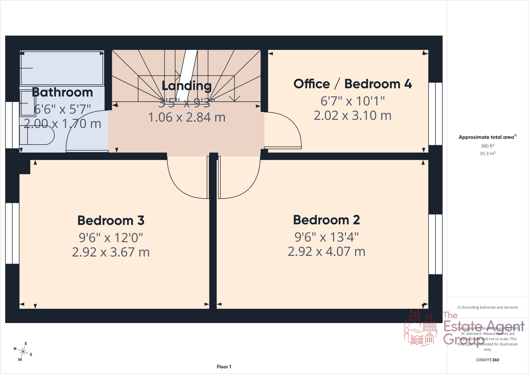 Whittle Street, Lichfield, Staffordshire floorplan