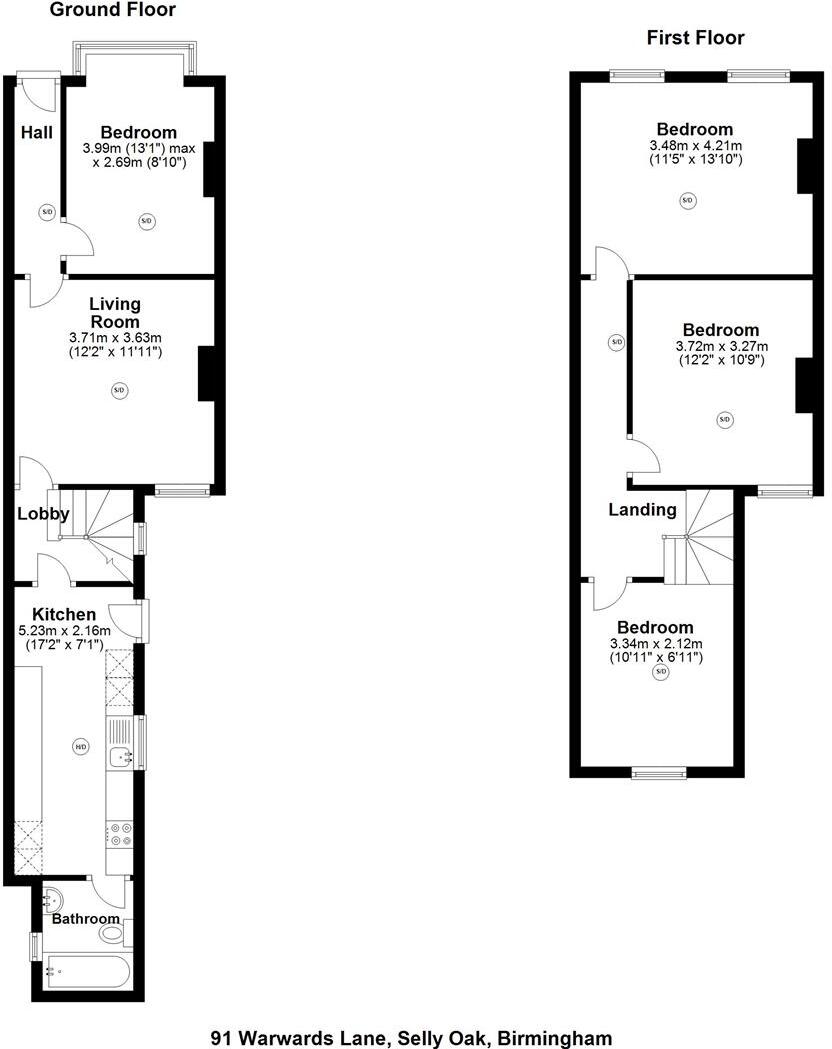 Warwards Lane, Selly Oak B29 7RA floorplan