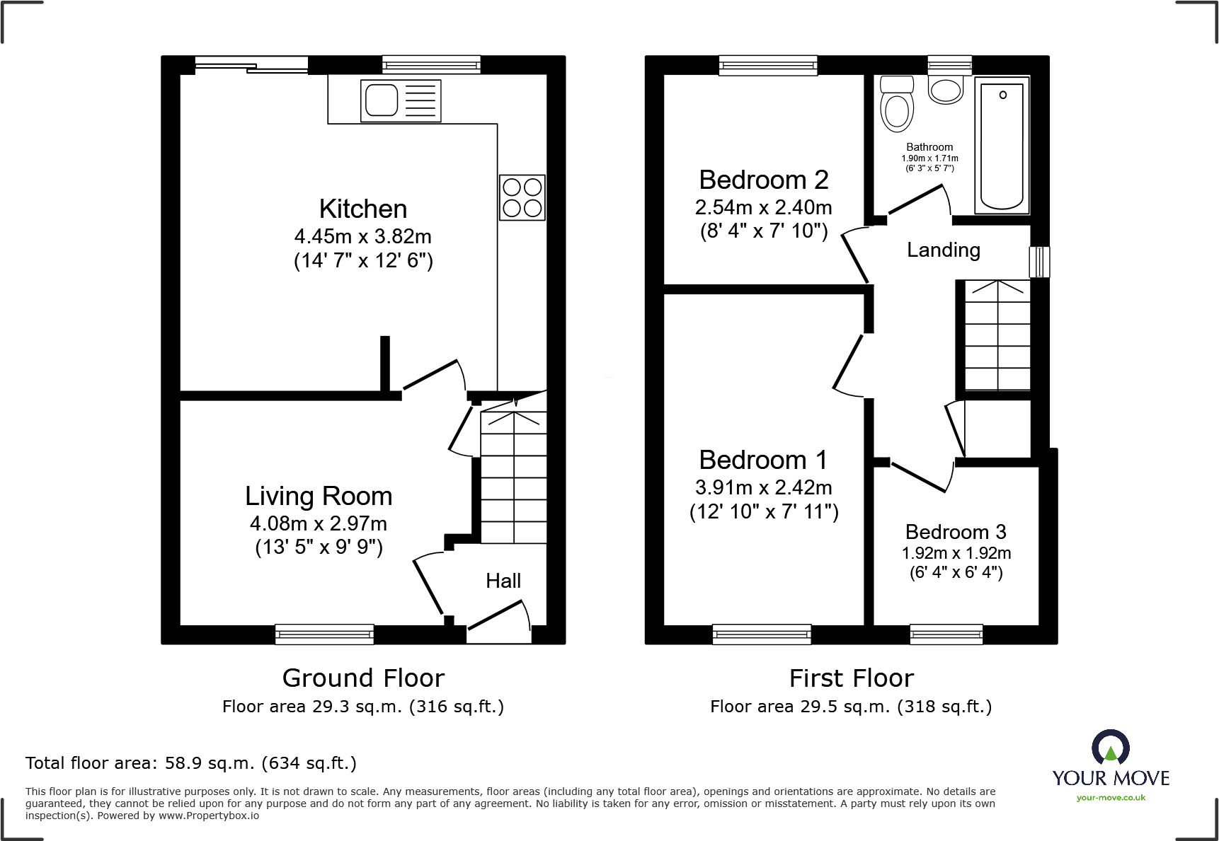 Holmes Road, Heathfield, Newton Abbot, Devon, TQ12 floorplan