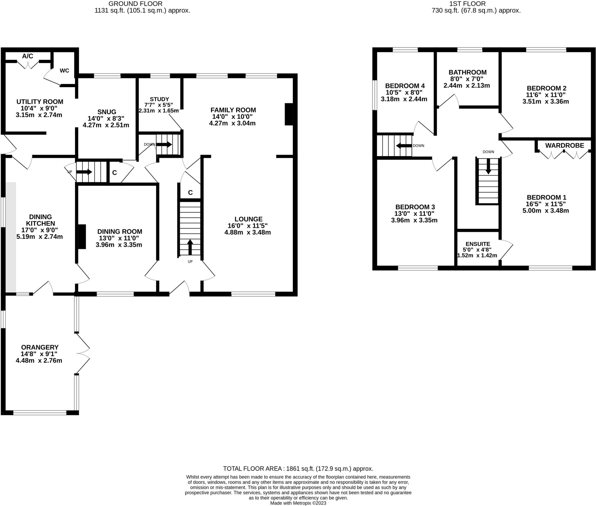 Wood Lane, Horsforth, Leeds, West Yorkshire, LS18 floorplan