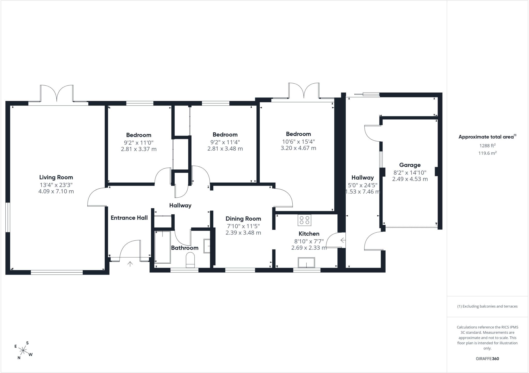 Wiltshire Gardens, Bransgore, Christchurch, Dorset, BH23 floorplan