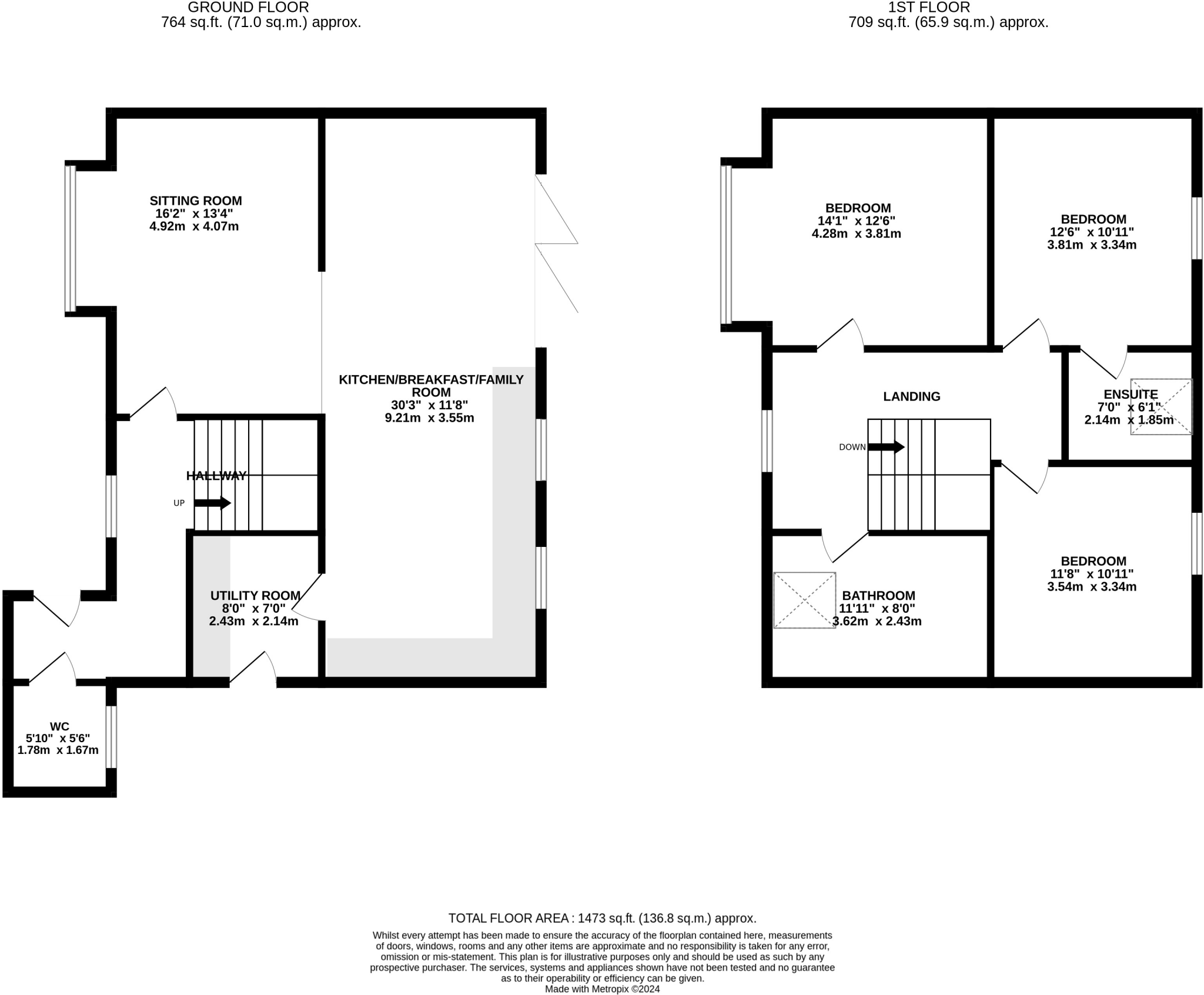 31C School Road, Upwell floorplan