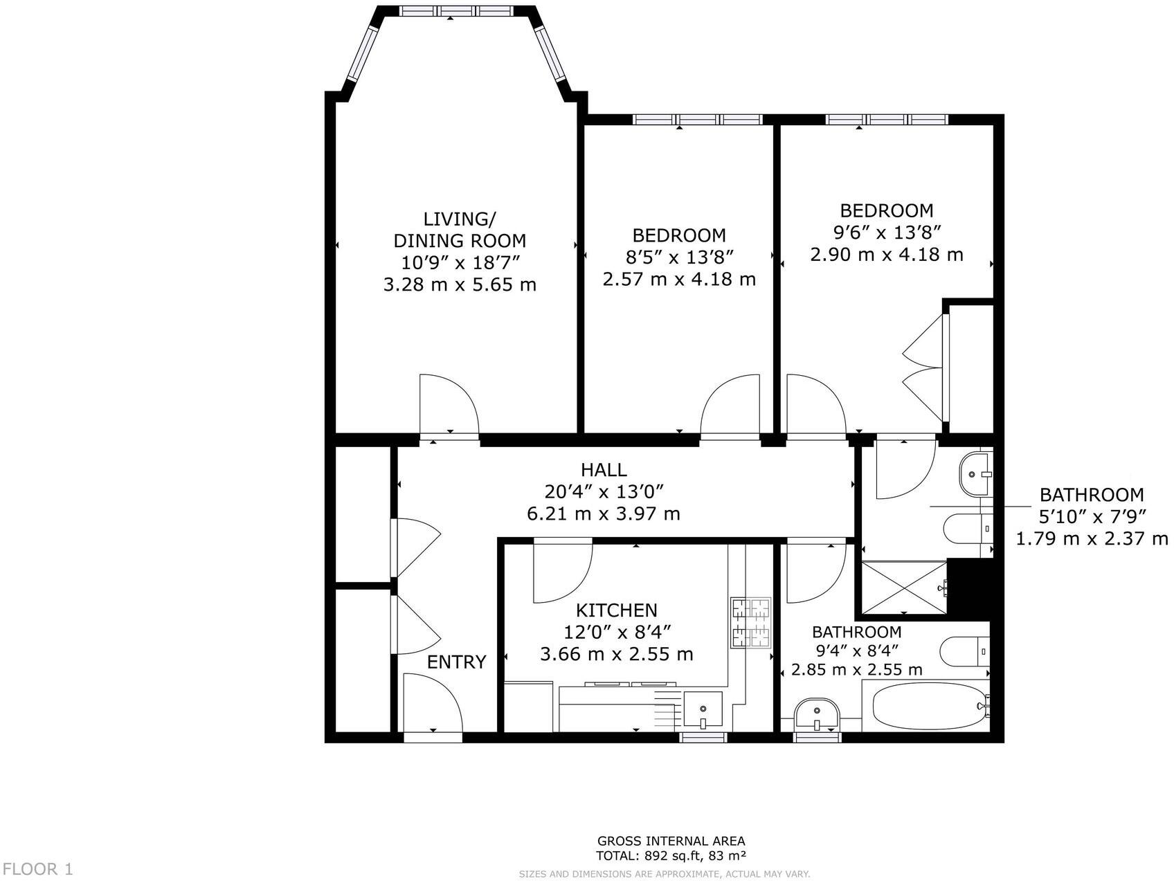 Osney Lane, Oxford, OX1 floorplan