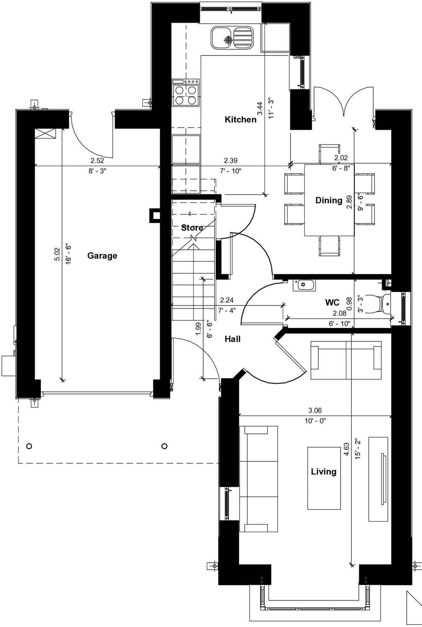The Yarkon -  Plot 45, The Ropery, Hebburn floorplan