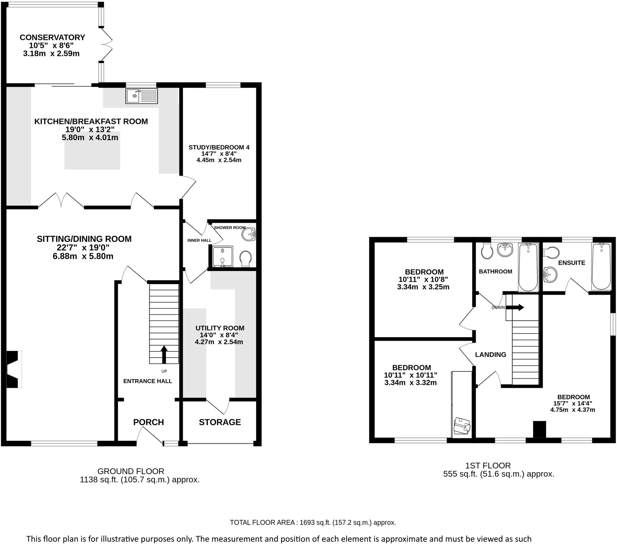 The Ridgeway, St. Albans, AL4 floorplan