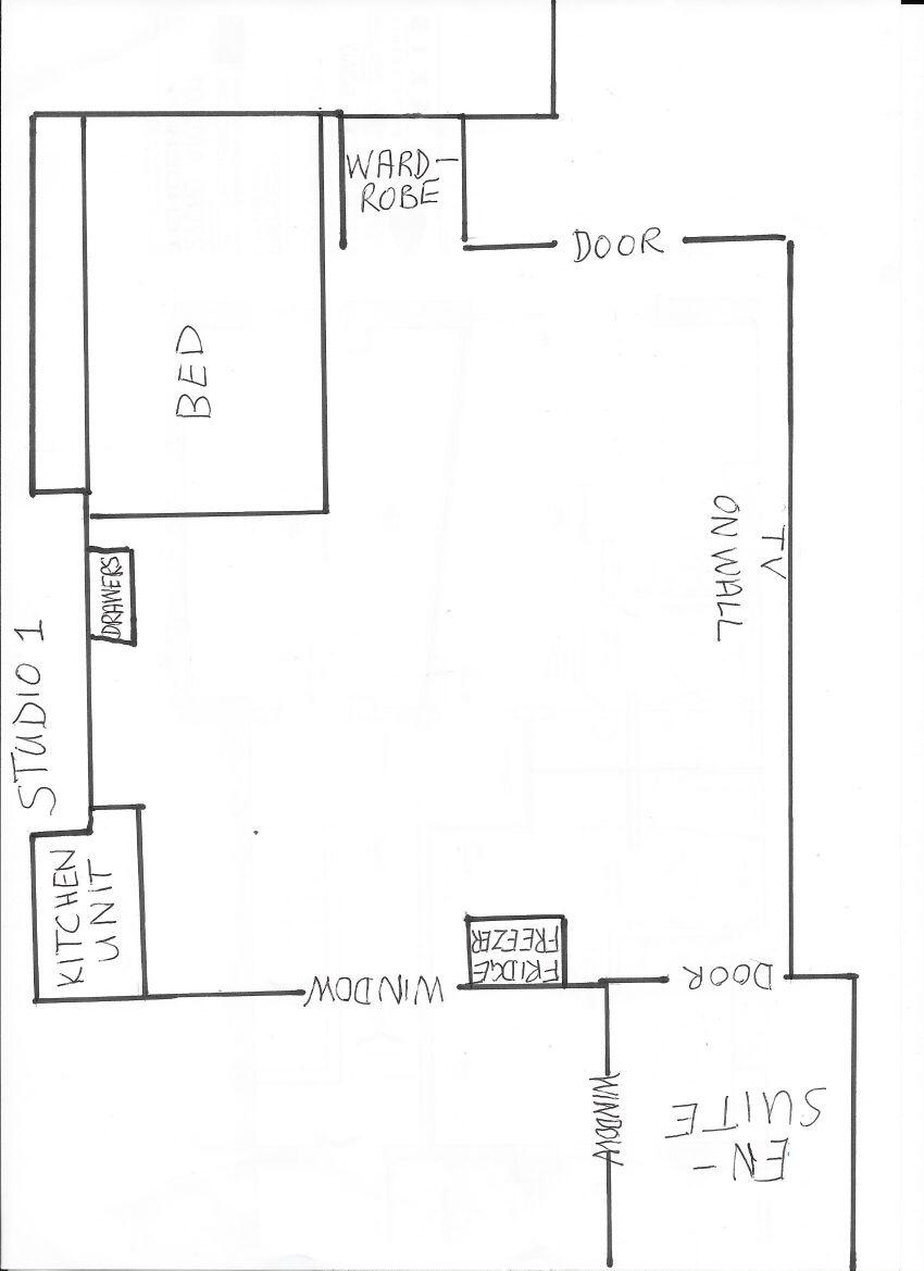 Studio 1 313a Ecclesall Road, Ecclesall floorplan