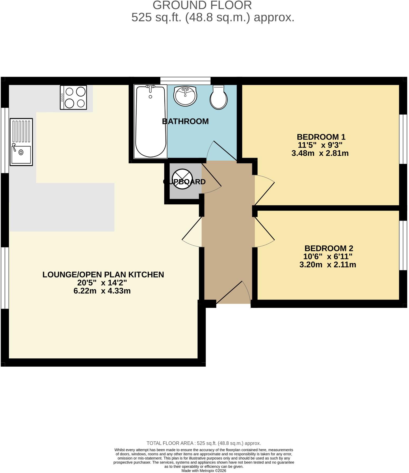 Dadswood, Harlow, Essex, CM20 floorplan