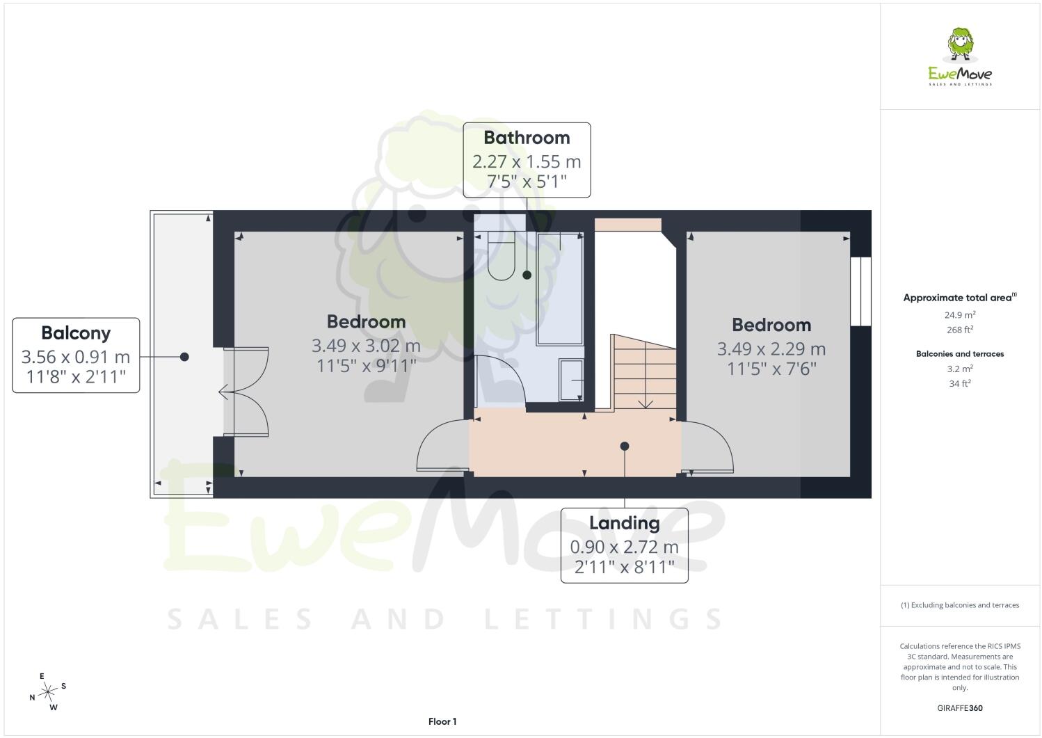 Rosebery Road, Chatham, Kent, ME4 floorplan