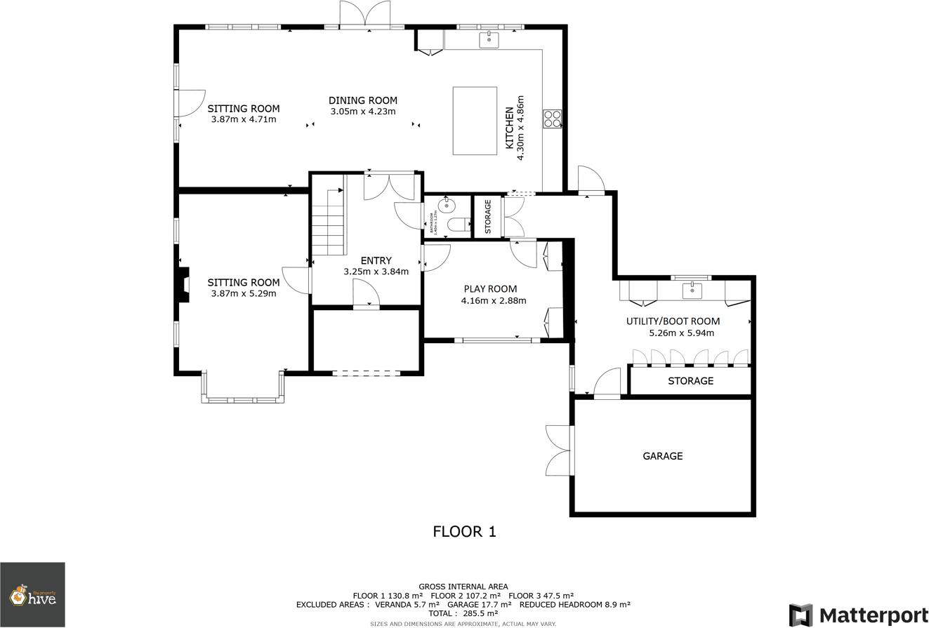 Whin Hill Road, Bessacarr, Doncaster, DN4 floorplan