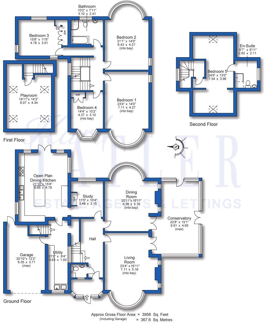 Meadway, Upton, Wirral floorplan