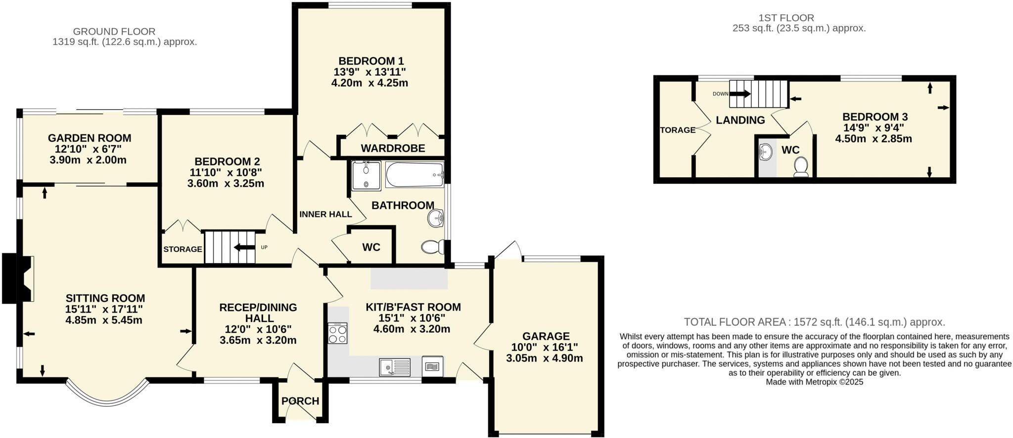 Manor Close, Sidmouth floorplan