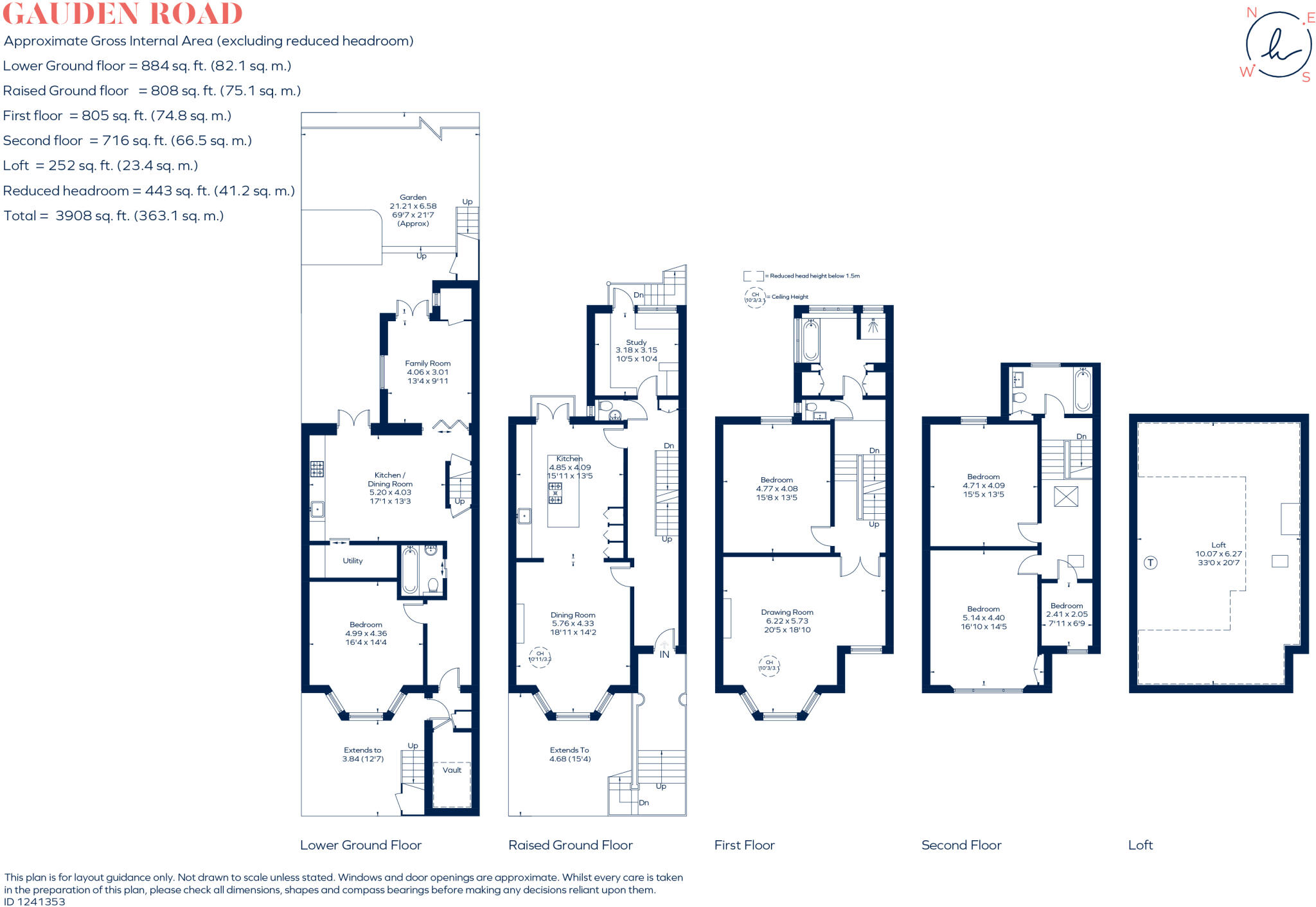 Gauden Road, London, SW4 floorplan