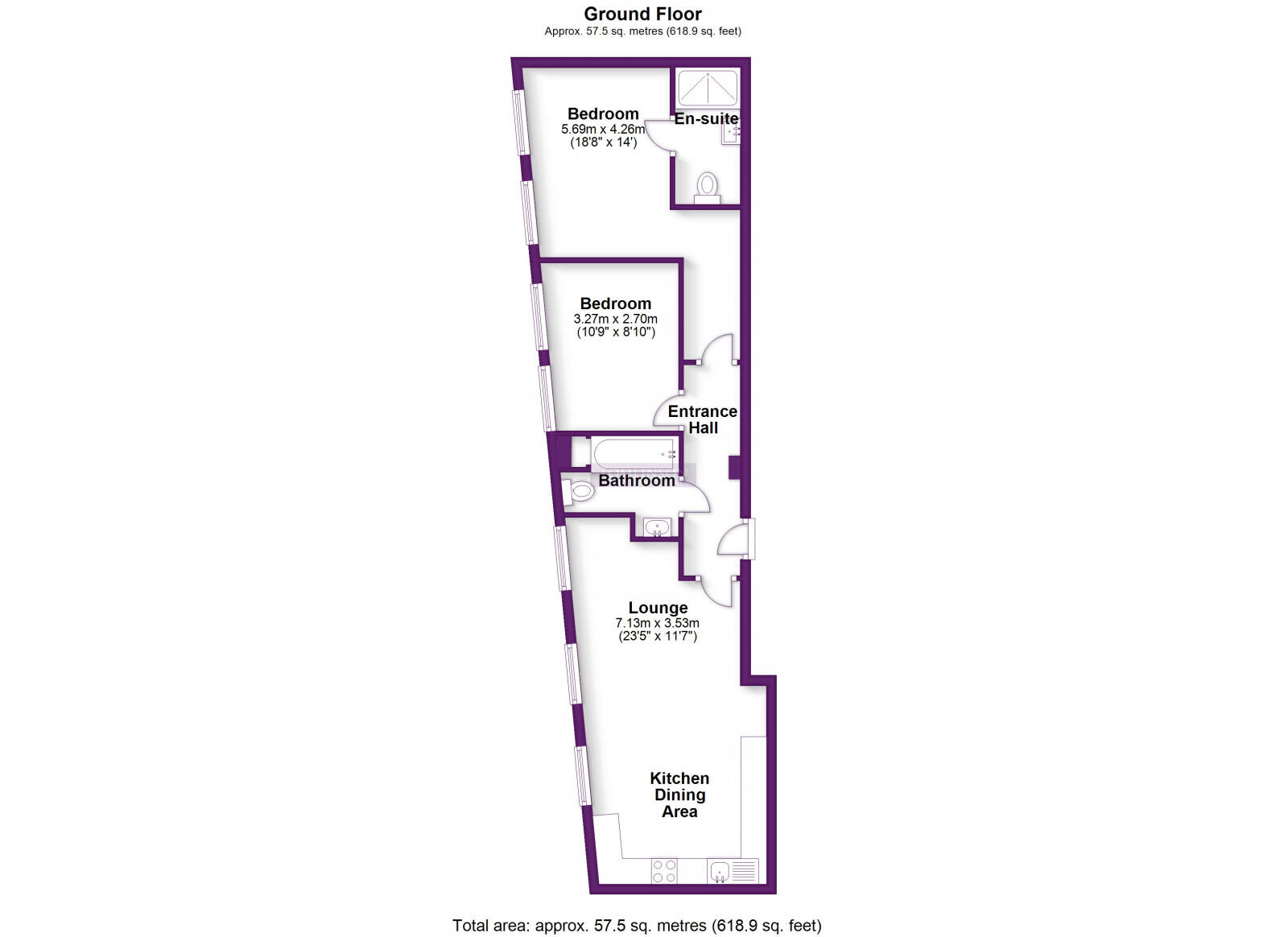 Hounds Gate, City Centre, Nottingham, NG1 7AB floorplan