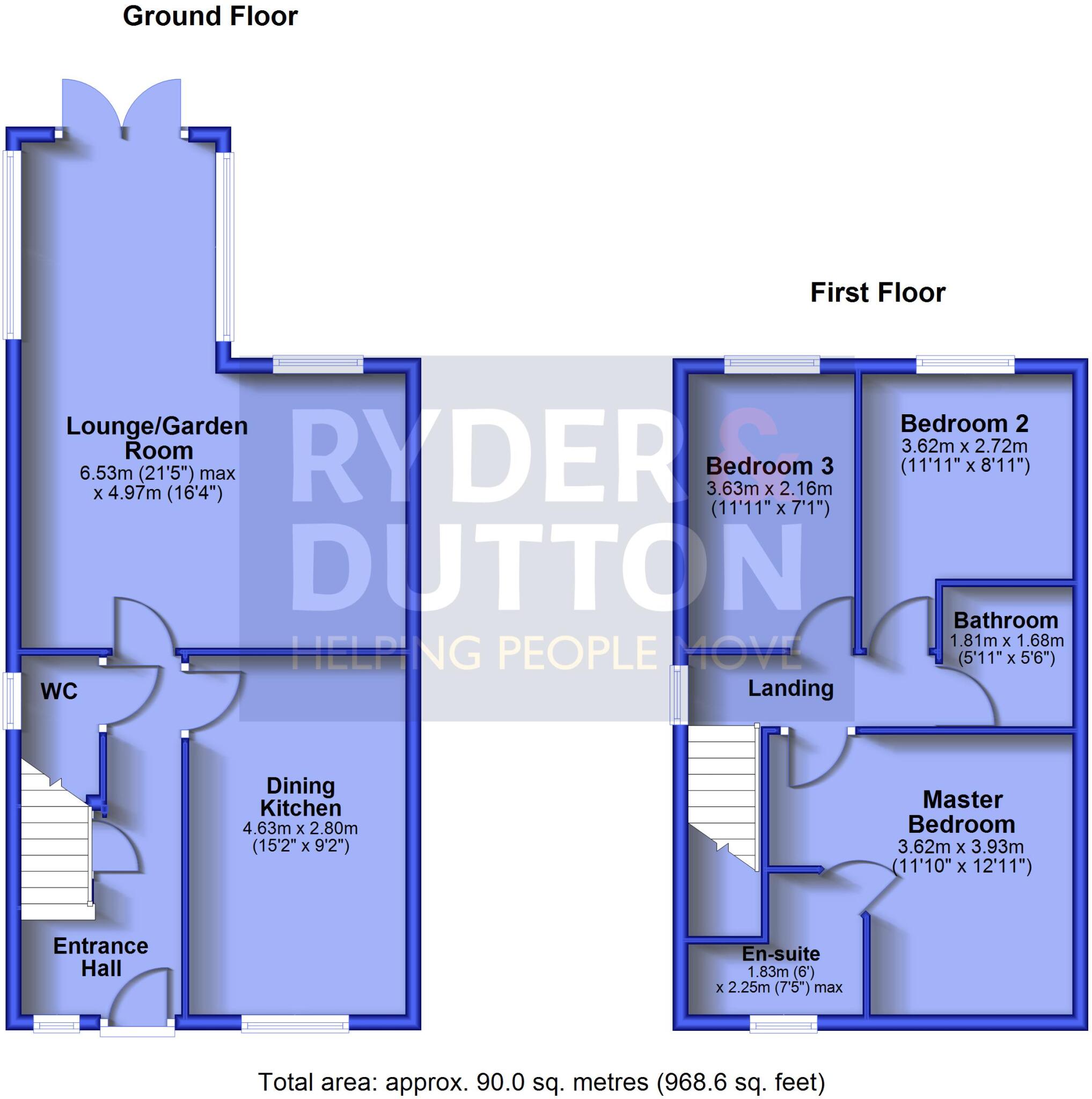 Stocks Drive, Shepley, Huddersfield, West Yorkshire, HD8 floorplan