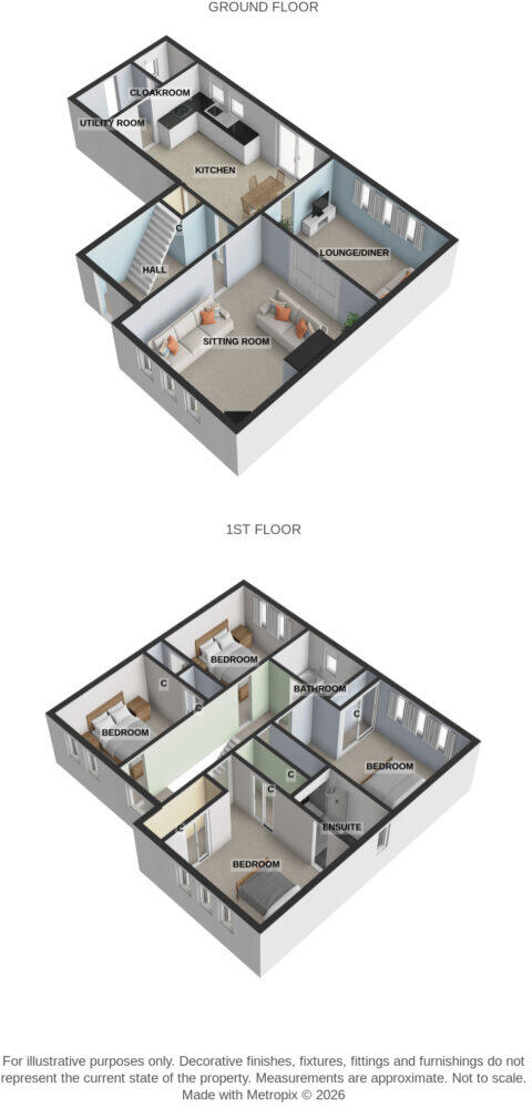 49 Paterson Gardens, Hawick, TD9 0DT floorplan