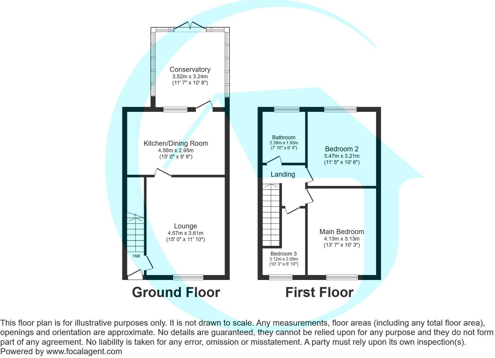 Bramble Avenue, Oldham floorplan