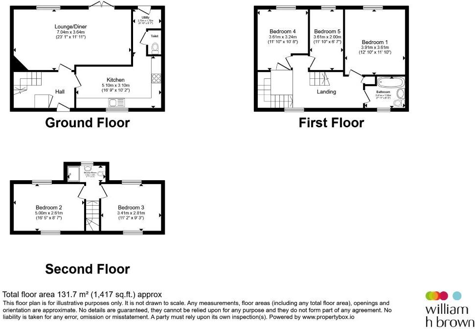 White Horse Avenue, Halstead floorplan