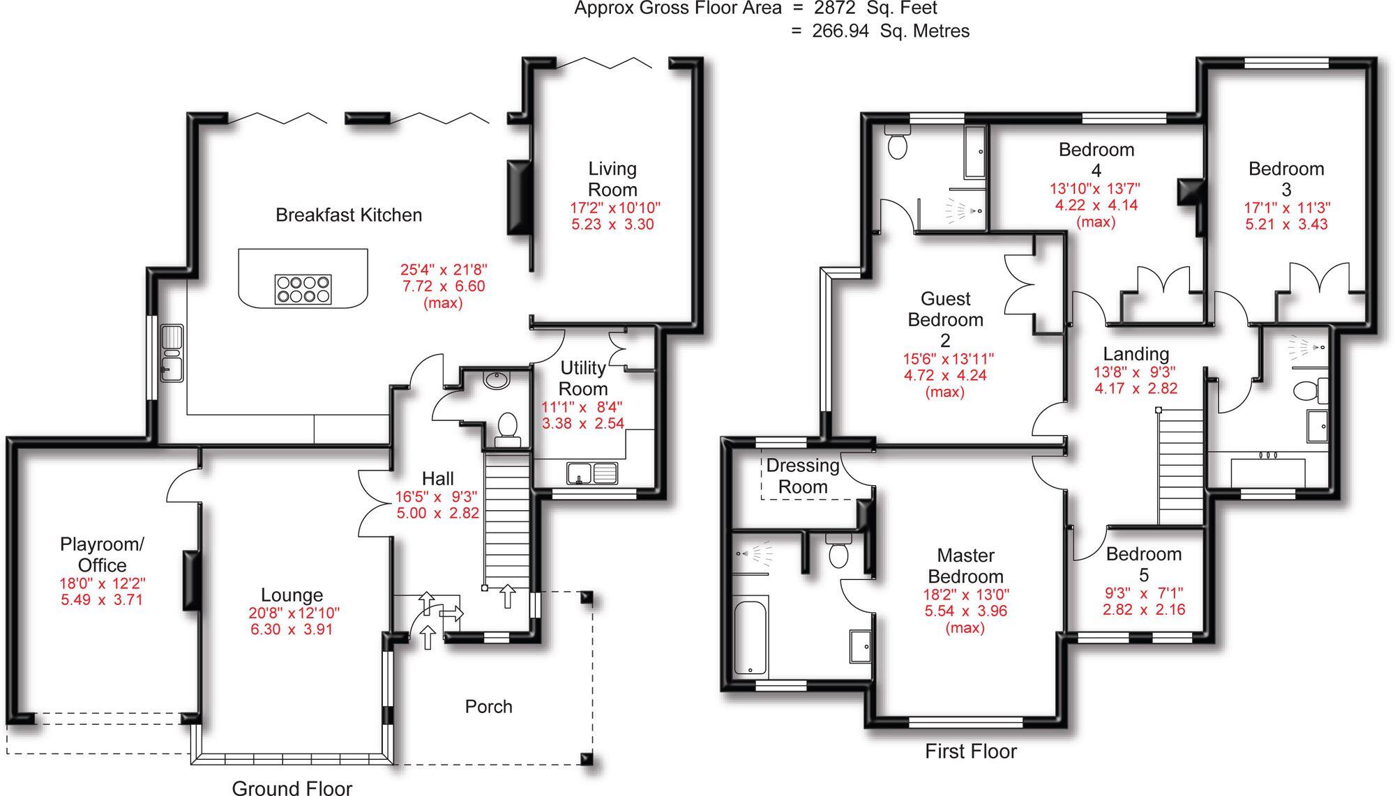 Woodhead Road, Hale, WA15 floorplan
