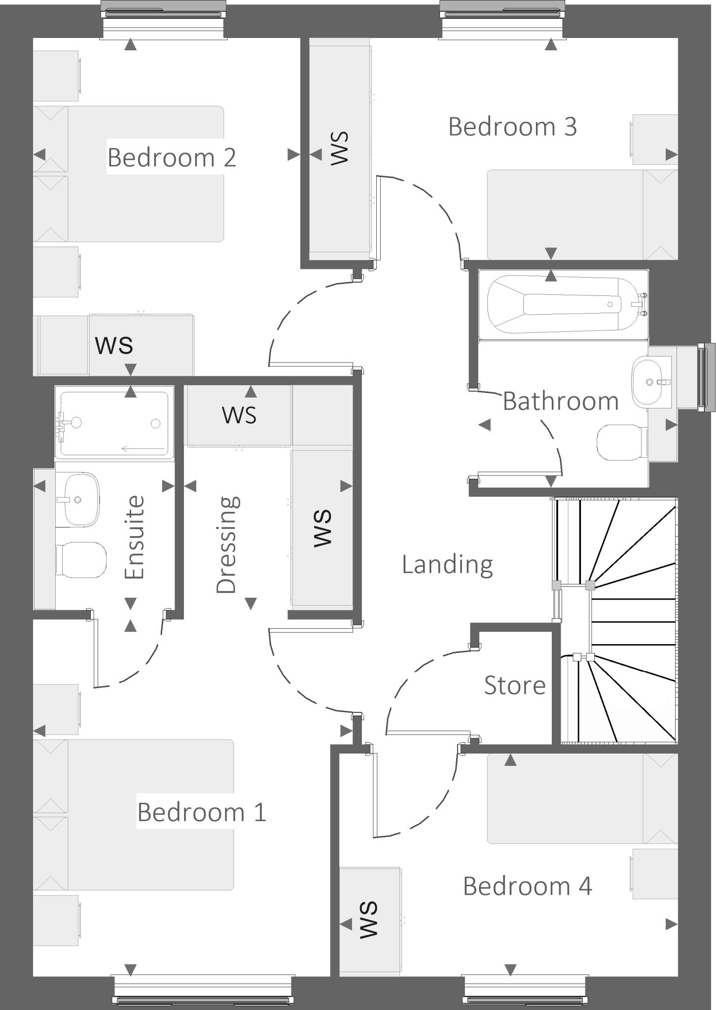 Woodside Way,
Great Dunmow,
Essex,
CM64DD
 floorplan