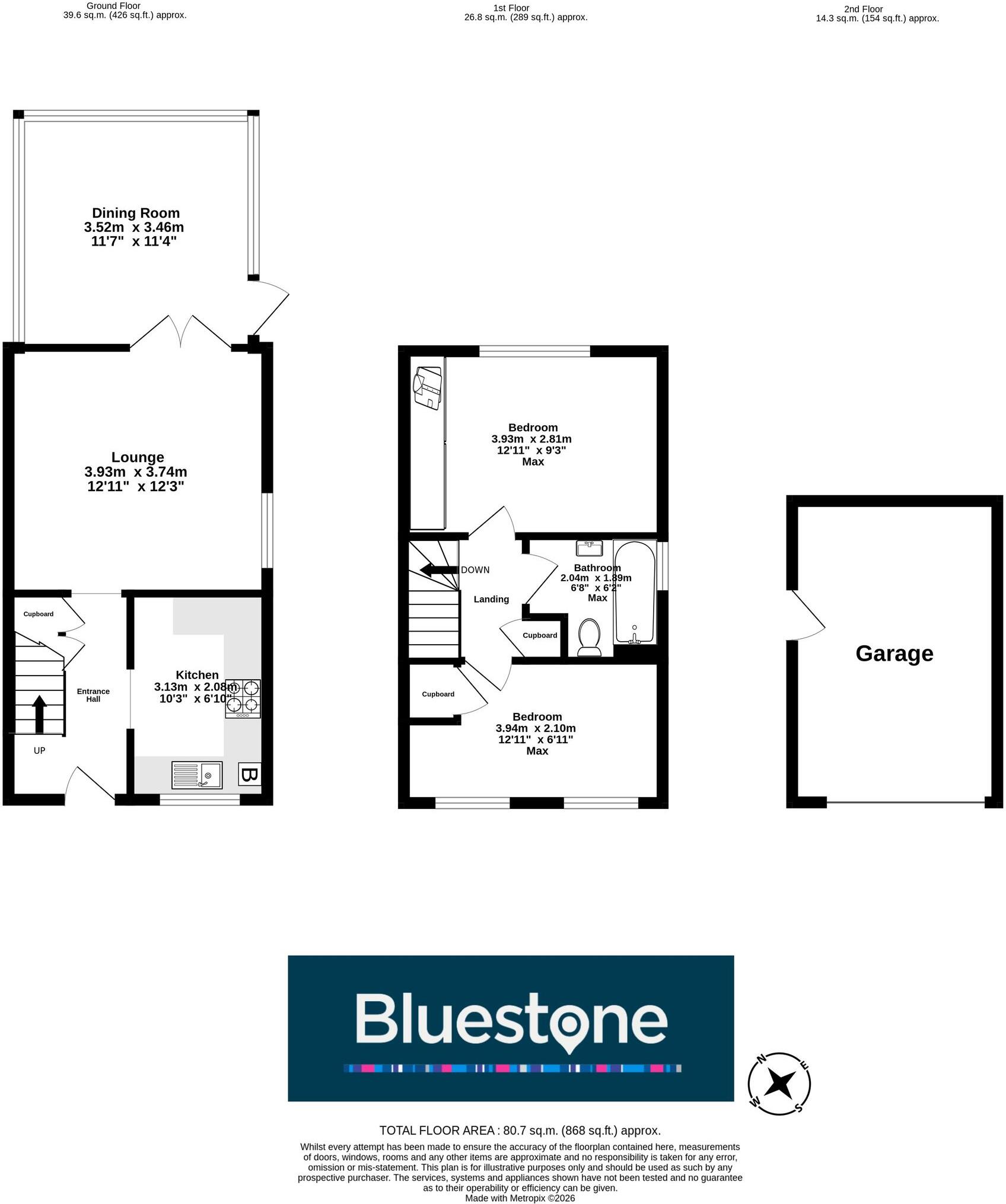 Pant Gwyn Close, Henllys, NP44 floorplan
