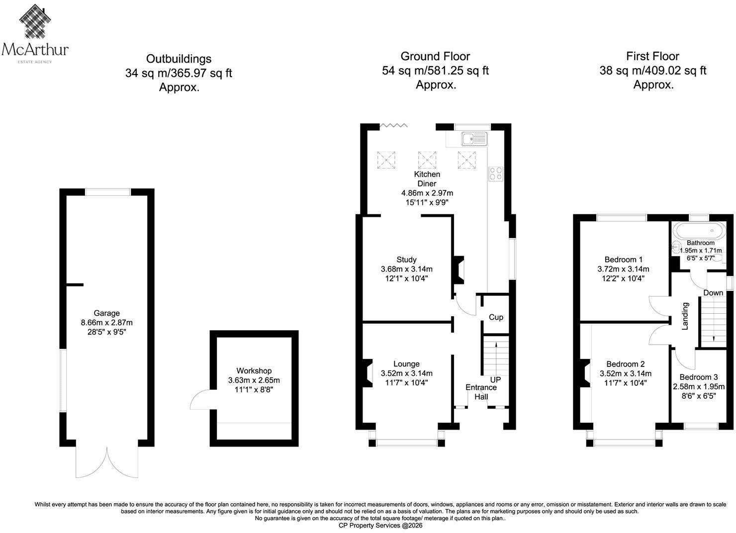Common Lane, Harworth and Bircotes, Doncaster, South Yorkshire, DN11 floorplan