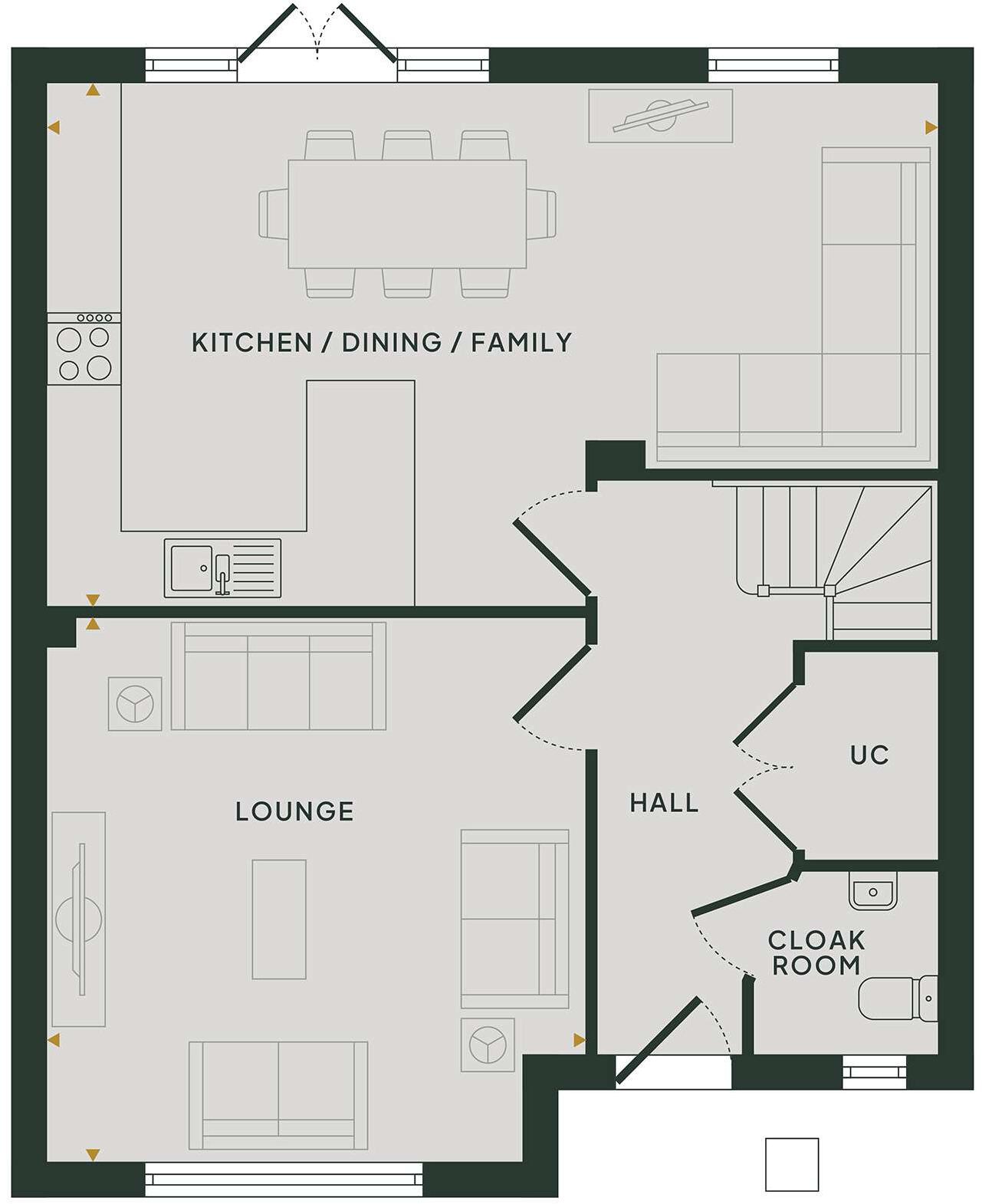 Hollycroft Grange
Normandy Way

Hinckley
LE10 3FG floorplan