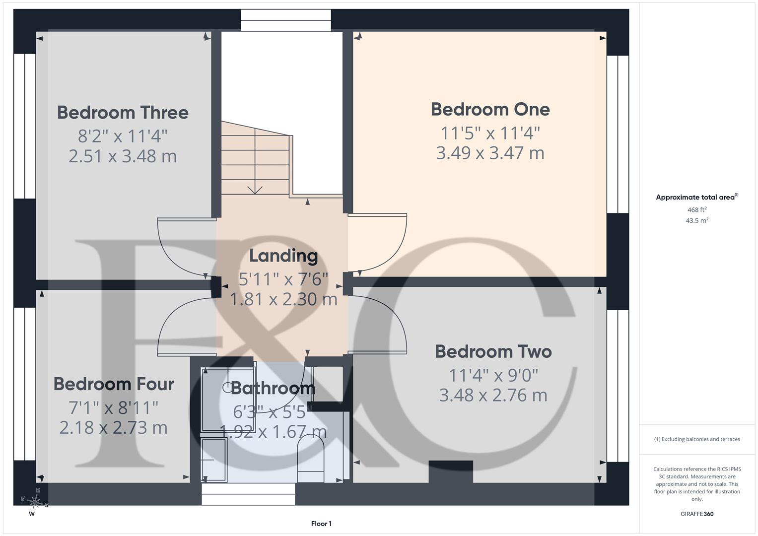 The Downs, Nottingham floorplan