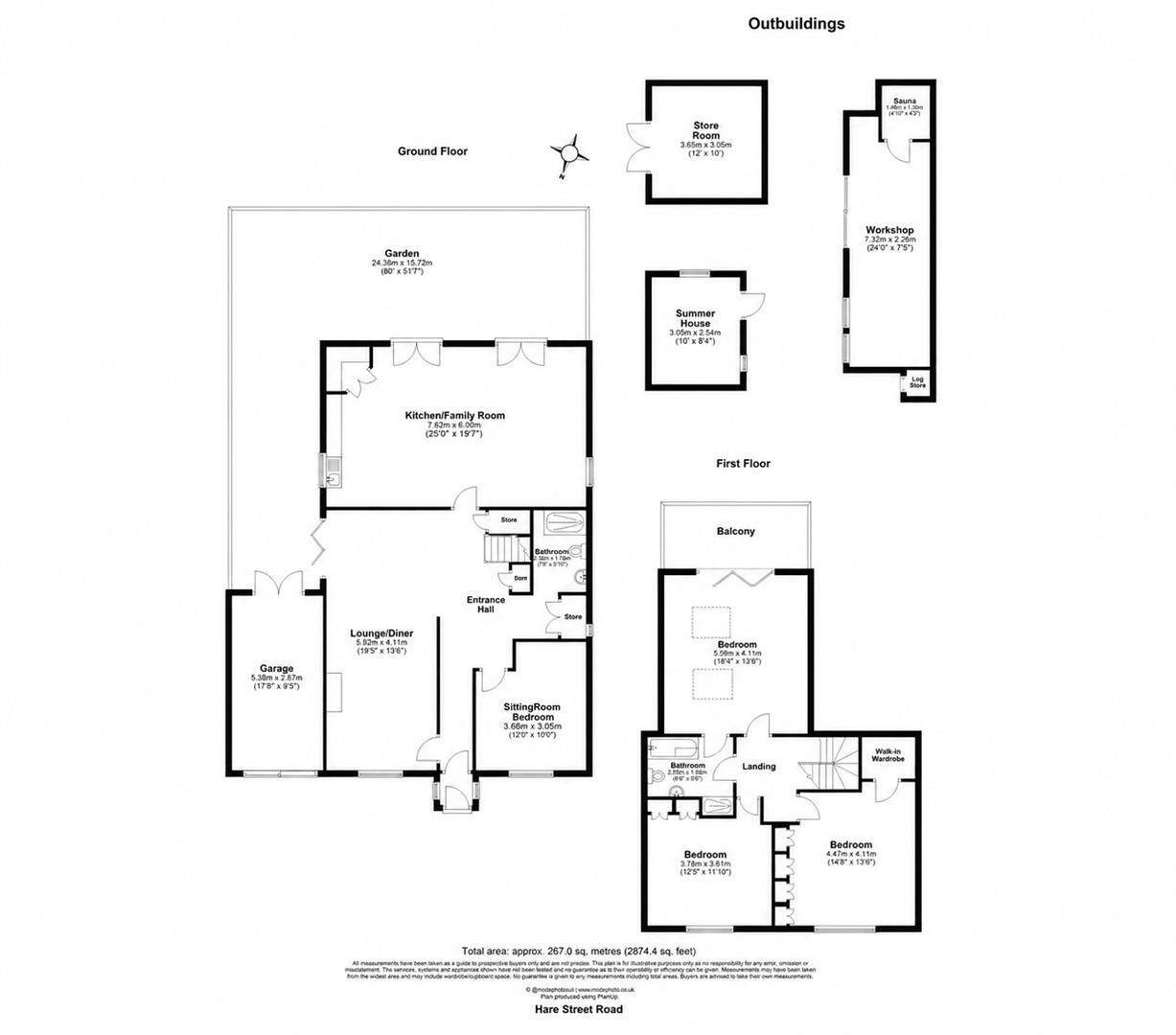 Hare Street Road, BUNTINGFORD, Hertfordshire floorplan